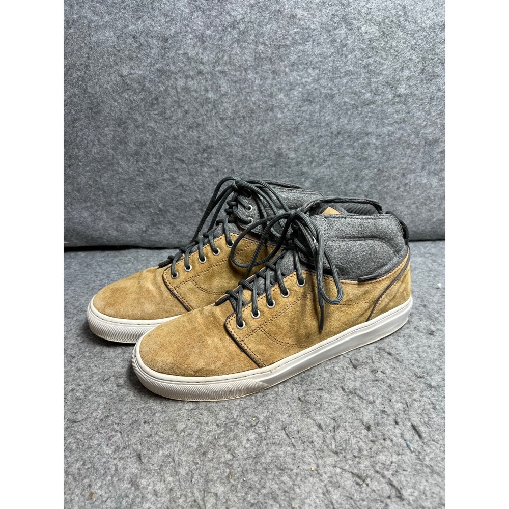 Vans Alomar OTW Tan Suede Grey Wool High Top Skateboard Sneakers Mens Size 10